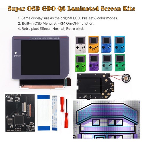 Osd menu laminated frm - laminated,