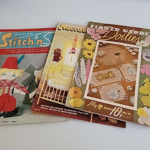 Vintage craft booklet lot - craft,