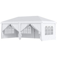 Gazebo Pieghevole 6x3m Funi e