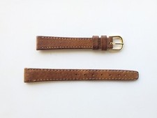 BULOVA Cinturino Watch Vintage Strap in pelle Marrone - mm 13
