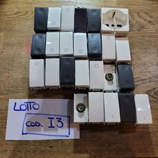 LOTTO ELETTRICO (COD.I3) 25 PZ INTERRUTTORI PRESE PULSANTI GEWISS FEB