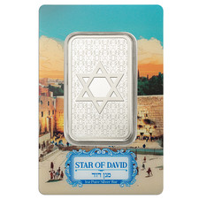 Lingotto argento PAMP Star of David 2025 1 oz argento 999 in blister