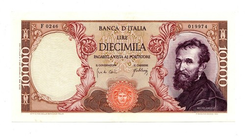 000 lire michelangelo - 10.000,