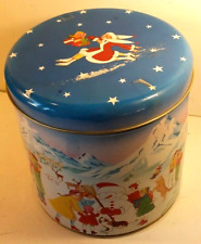 PANETTONE BATTISTERO-PREMIATA FABBRICA-VECCHIA SCATOLA DI LATTA-VINTAGE-D'EPOCA<