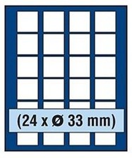 VASSOIO PER 24 MONETE CON UN DIAMETRO FINO 33 mm