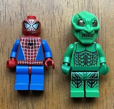 LEGO Spider-Man 2002 Minifigure Spider-Man e Goblin Verde. 