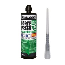 SARATOGA - FORTE PRESA 9.0 RESINA ANCORANTE TASSELLO CHIMICO 400ML SENZA STIRENE