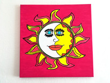 QUADRO SOLE E LUNA FATTO A