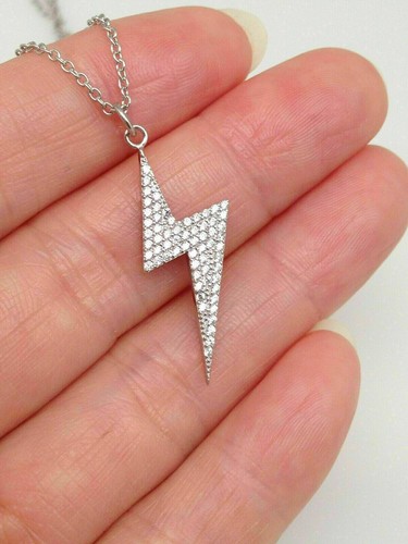 Ciondolo fulmine diamantato