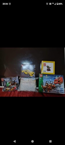 Lego slitta babbo natale - la,