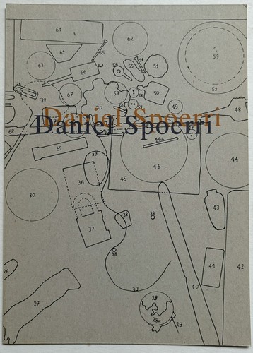 Daniel spoerri carton d - -,