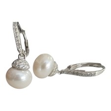 Orecchini donna con perle in