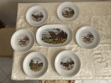Sublime servizio piatti CACCIAGIONE porcellana VOHENSTRAUSS JOHN SELTMANN