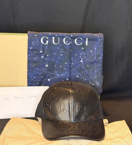 New gucci black embossed - gucci, gg