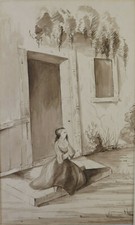 RITRATTO DI FANCIULLA DIPINTO