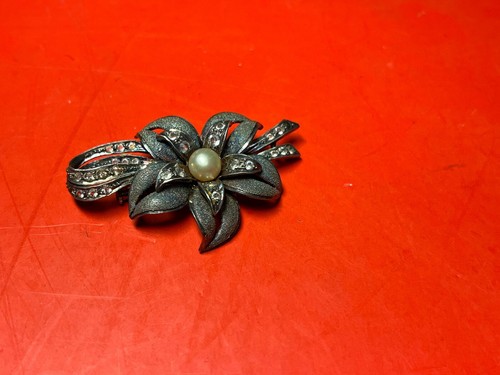 Spilla argento floreale - spilla,