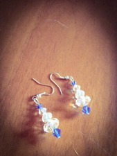 Orecchini pendenti ALBERO DI NATALE 100% ARTIGIANALI Cristallo SWAROVSKI OFFERTA