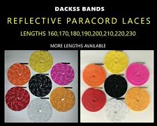 Scarponi riflettenti 4 mm paracord lacci forti metallo aglets sci escursionismo doc's