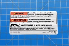 Etichetta emissioni motosega
