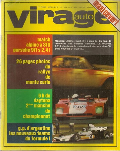 Virage auto 1972 rallye - auto, 3