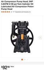 Testa pompa compressore aria