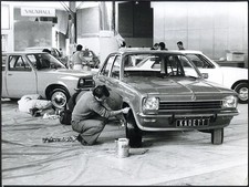 Foto vintage Opel Kadett Salone Auto Parigi 1973 Ft 36527 - Stampa 24x18 cm