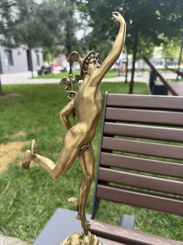 Statua hermes bronzo scultura - bronzo,