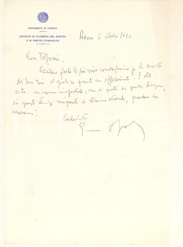 1980 universita padova - 1980, di