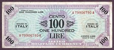 Italia 100 lire banconota - italia,