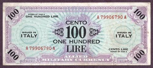 Italia 100 lire banconota - 100,