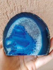 Minerali  **  AGATA BLU CON BELLISSIME VENATURE