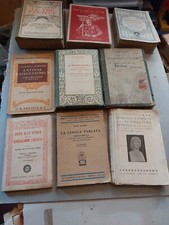 9 Libri scolastici Ventennio latino antologia letture crestomazia letteratura