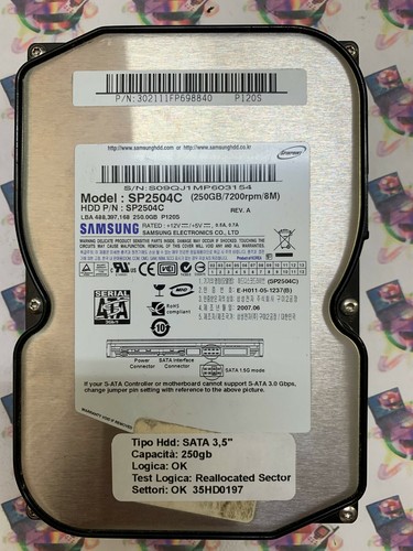 Hard disk usato sata - disk,