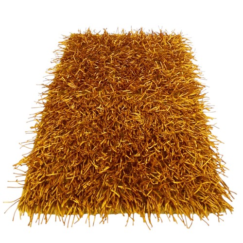 Tappeto shaggy ocra moderno - shaggy,
