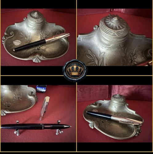 Calamaio ottone cesellato - , +
