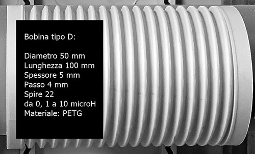 Bobina stampata per antenna - bobina,