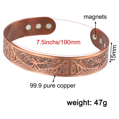 Bracciale trendy antico rame - bracciale,