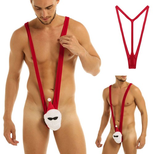 Body uomo natalizio mankini
