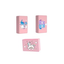 Blocco yoga con motivo carino