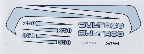 Set decalcomanie bultaco - set,