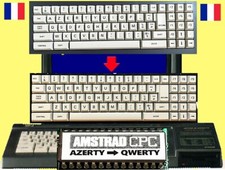 ✅ AMSTRAD CPC 6128 FRENCH KEYBOARD LAYOUT AZERTY ? QWERTY ROM 40025 + DIP SOK ✅