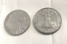 Moneta 1 lira 1940 magnetica V. Emanuele III Impero Regno d'Italia BB+