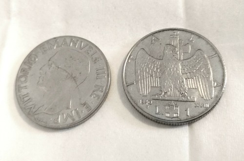 Moneta lira 1940 magnetica - 1940,