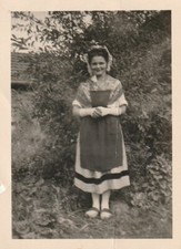 B2 - Foto Photo Fotografia Anni 40 - Donna Abito Costume Tradizionale 