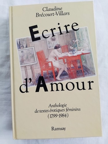 Ecrire amour anthologie - ecrire,