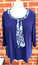 Top JULIPA taglia 24 blu navy