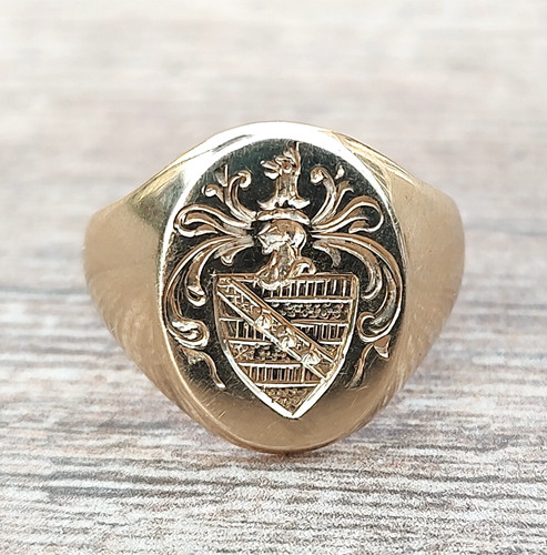 Anello vintage oro - in,
