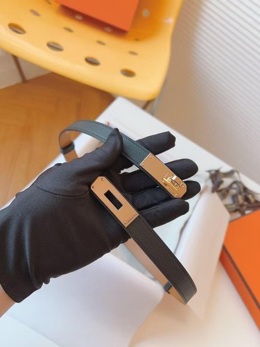 Ceinture hermes kelly - kelly, noir