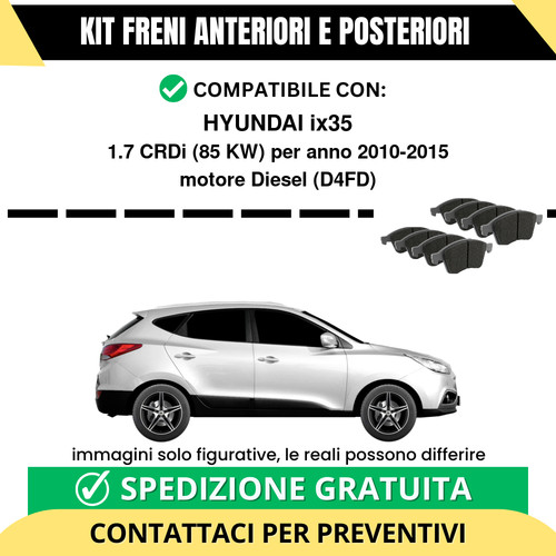 Pastiglie freno ant - ant, post
