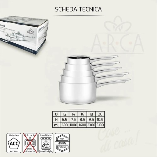 Set pentole 5pz - , induzione